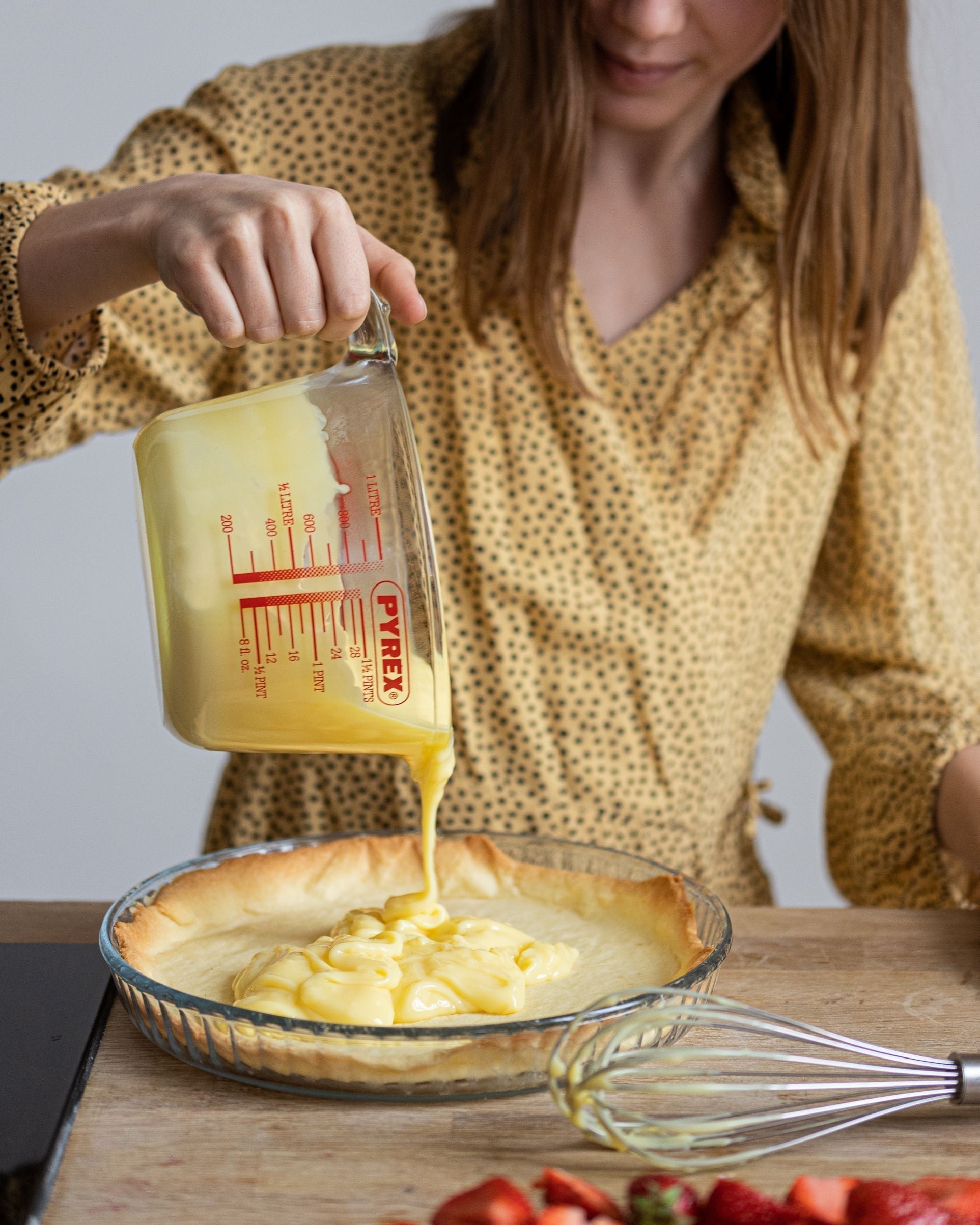 Set of 3 glass tart moulds 25, 28 and 31 cm