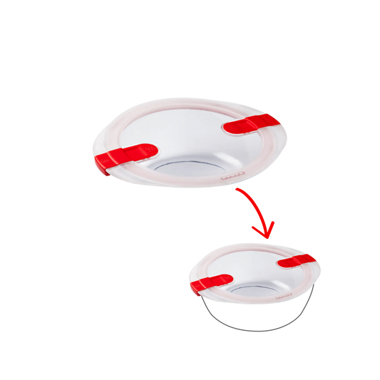 Cook&Heat - Couvercle de rechange rond avec valves vapeur