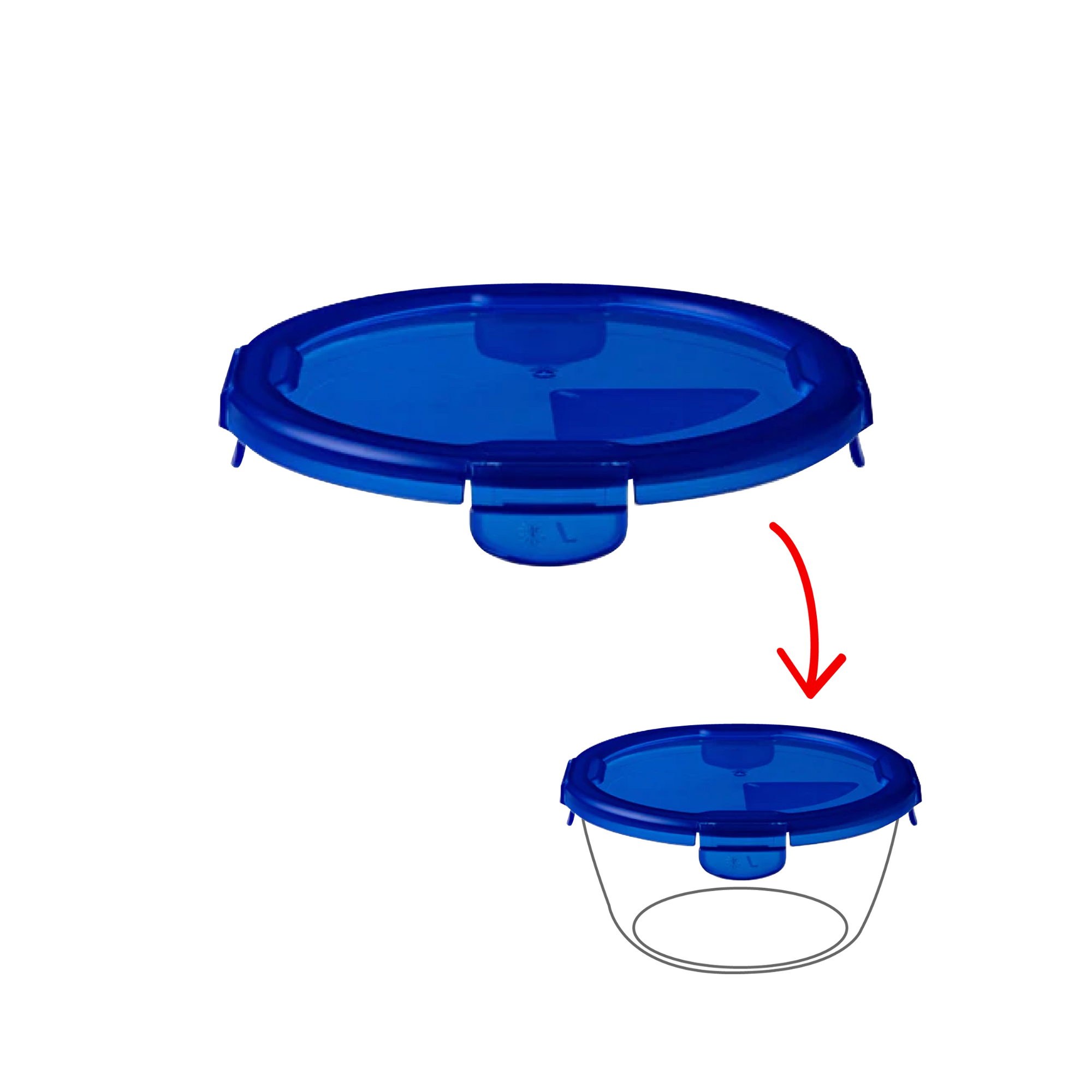 Cook&Go - Round replacement lid