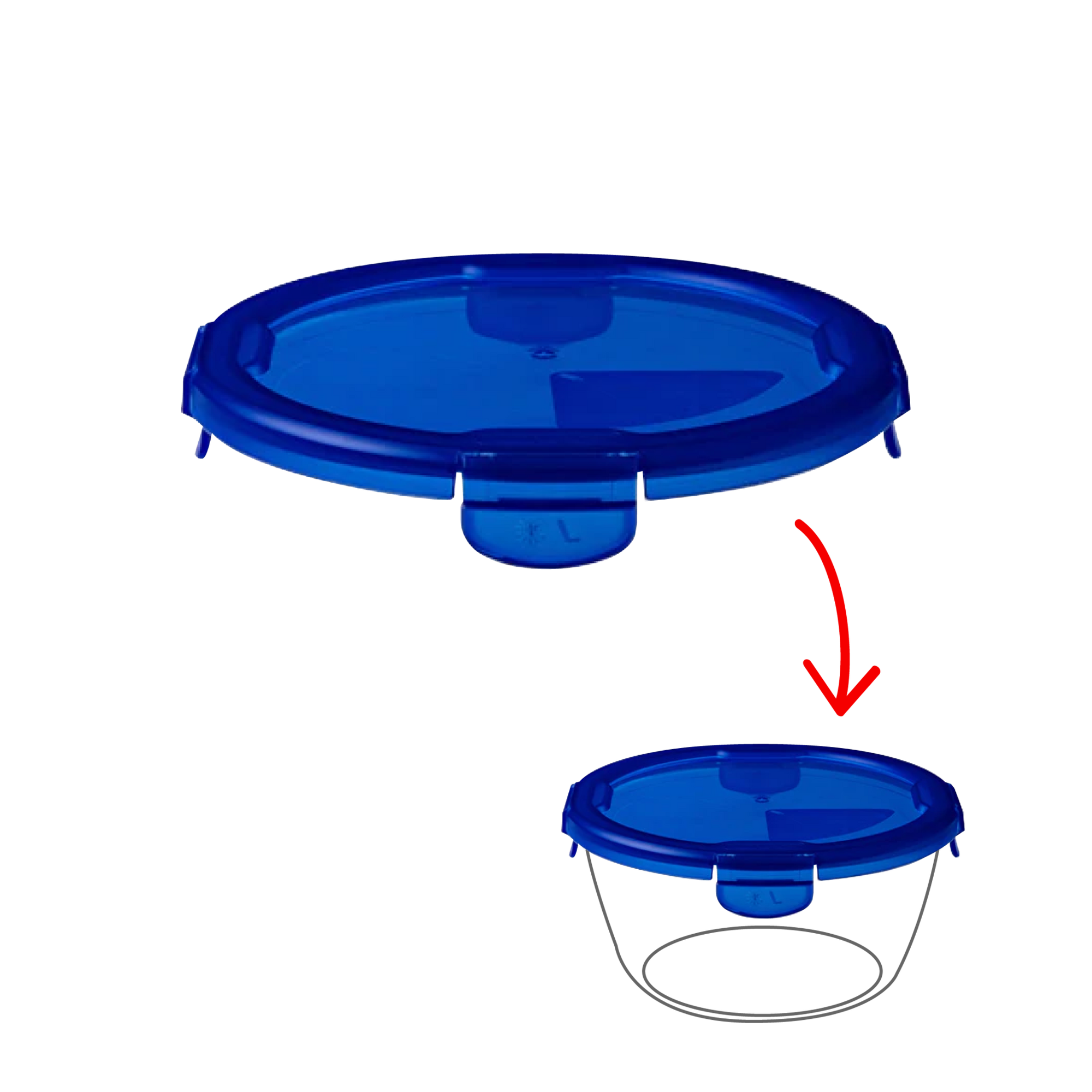 Cook&Go - Round replacement lid