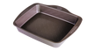 Rectangular metal baking dish with easy grip - asimetriA