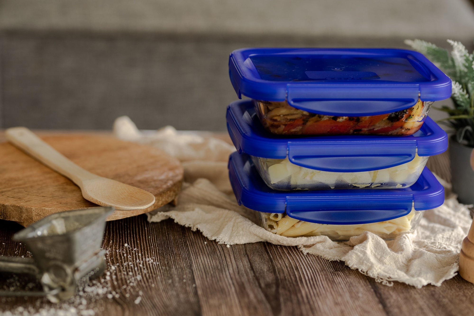 Cook&Go - Lot de 5 Lunch Box couvercle étanche & hermétique