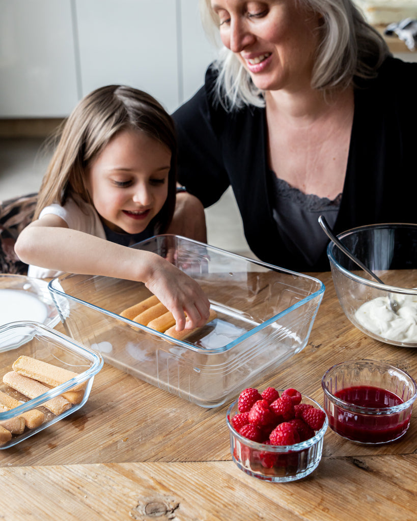 Cook & Freeze - Rectangular glass dish with special freezer lid