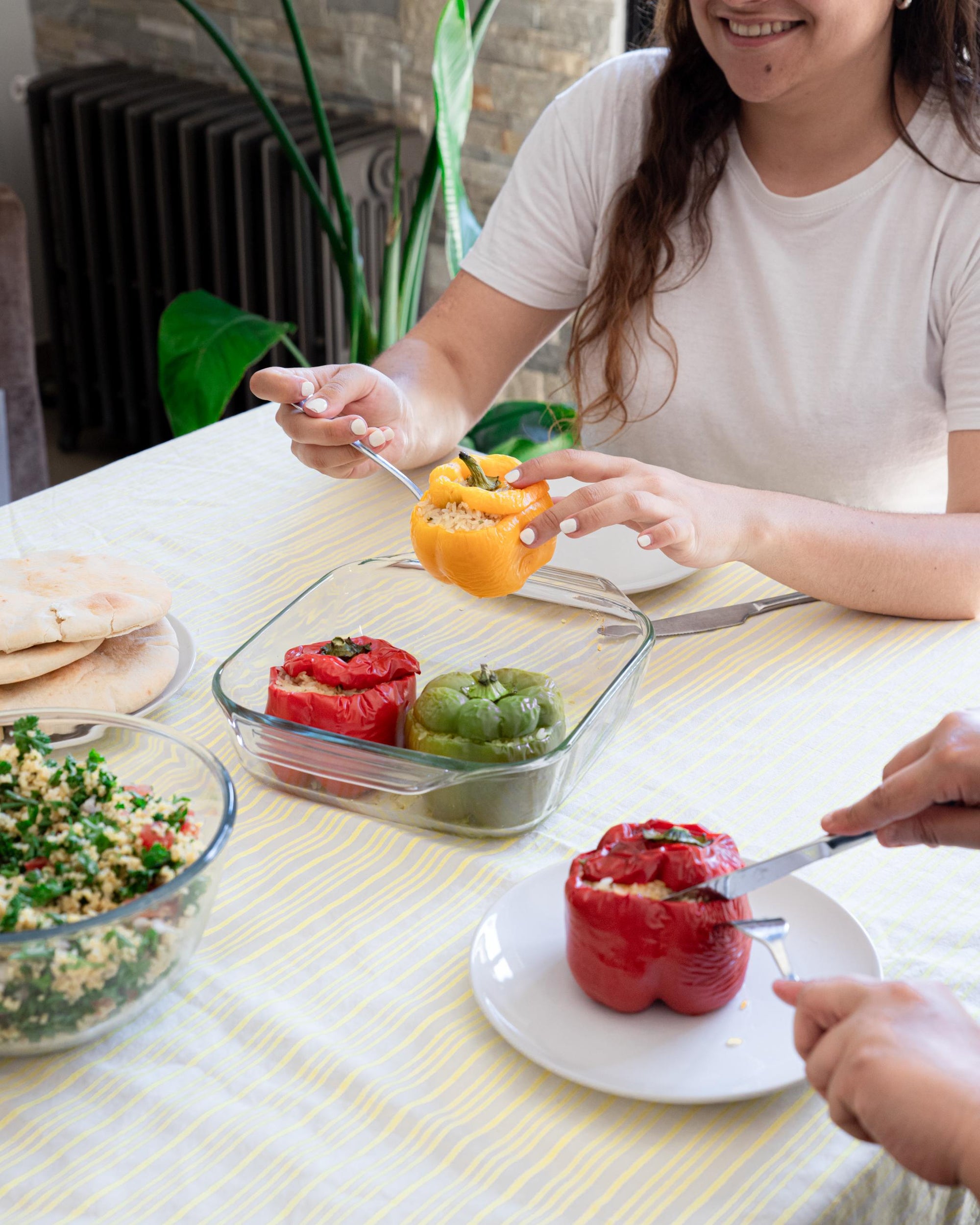 Quadratische Auflaufform aus Glas leicht zu handhaben 29x23 cm - Irresistible