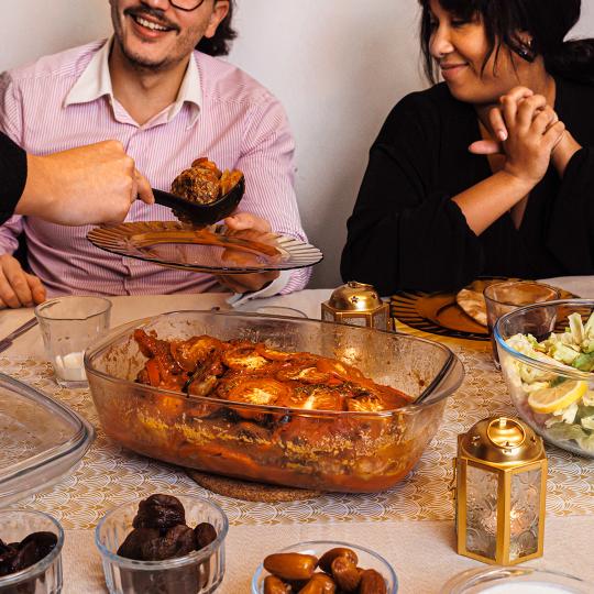 Rechteckiger Br√§ter aus Glas im Gro√üformat - SlowCook-Serie