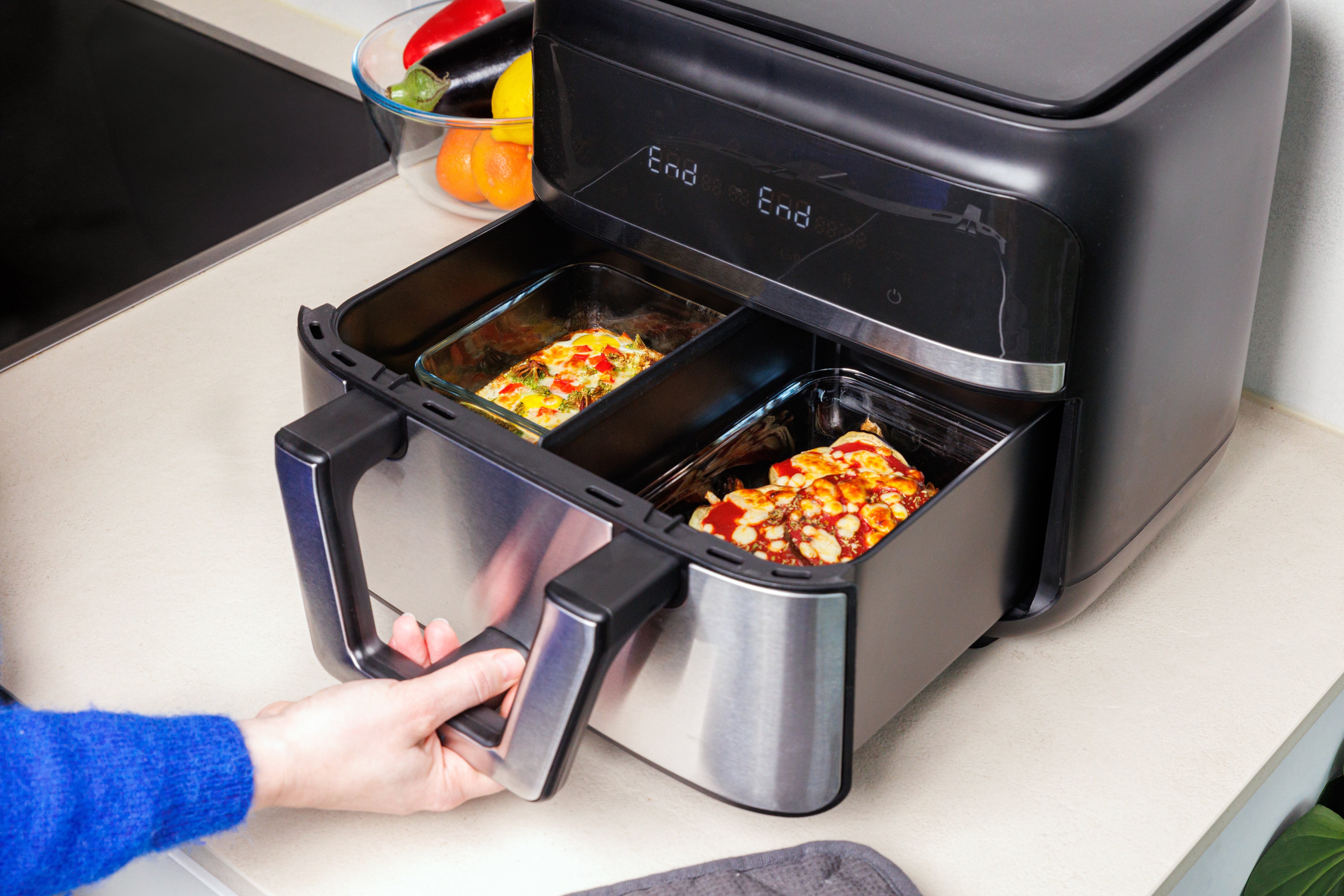 Cook & Freeze - Rechthoekige glazen schaal met speciaal