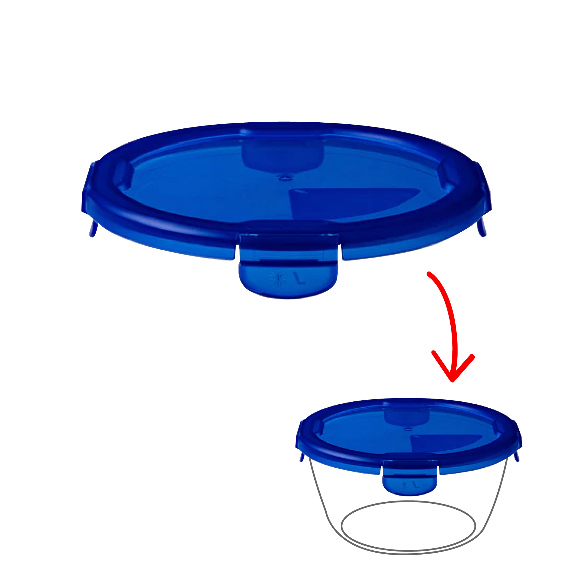 Cook&Go - Round replacement lid