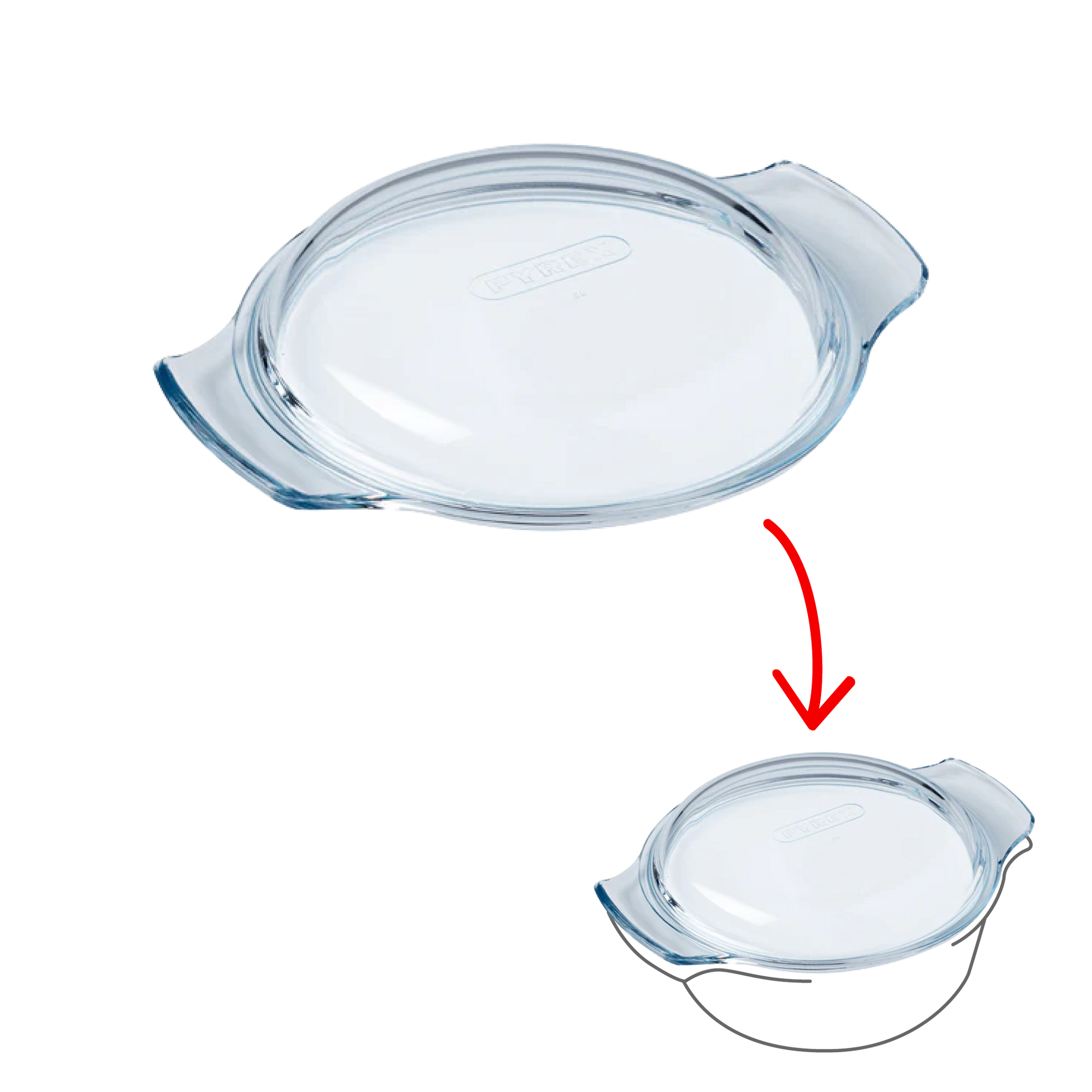Couvercle en verre pour cocotte, poêle et casserole - Cookut Couvercle en verre pour cocotte, poêle et casserole - Cookut