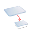 Cook&Freeze - couvercle de rechange rectangulaire