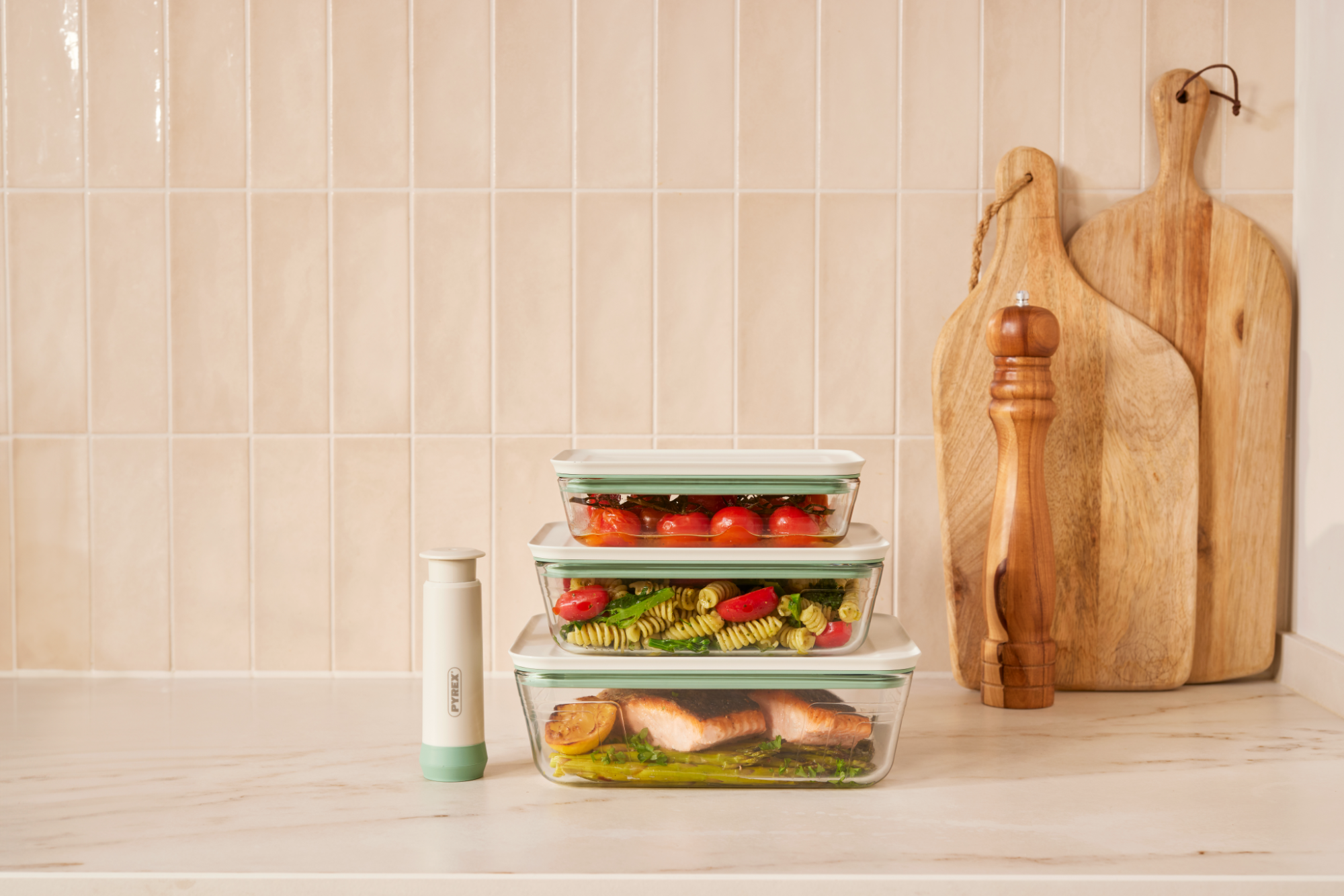 Cook&Save – Rechteckige Vakuum‑Glasdose