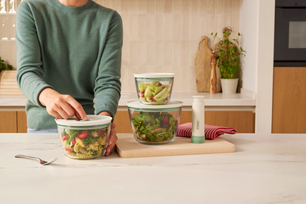 Cook&Save - Round Vacuum Glass Container - Pyrex® Webshop EU