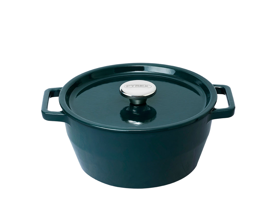 casseruola rotonda in ghisa smaltata 22cm rubino - 402220 - invicta casseruola rotonda in ghisa smaltata 22cm rubino - 402220 - invicta
