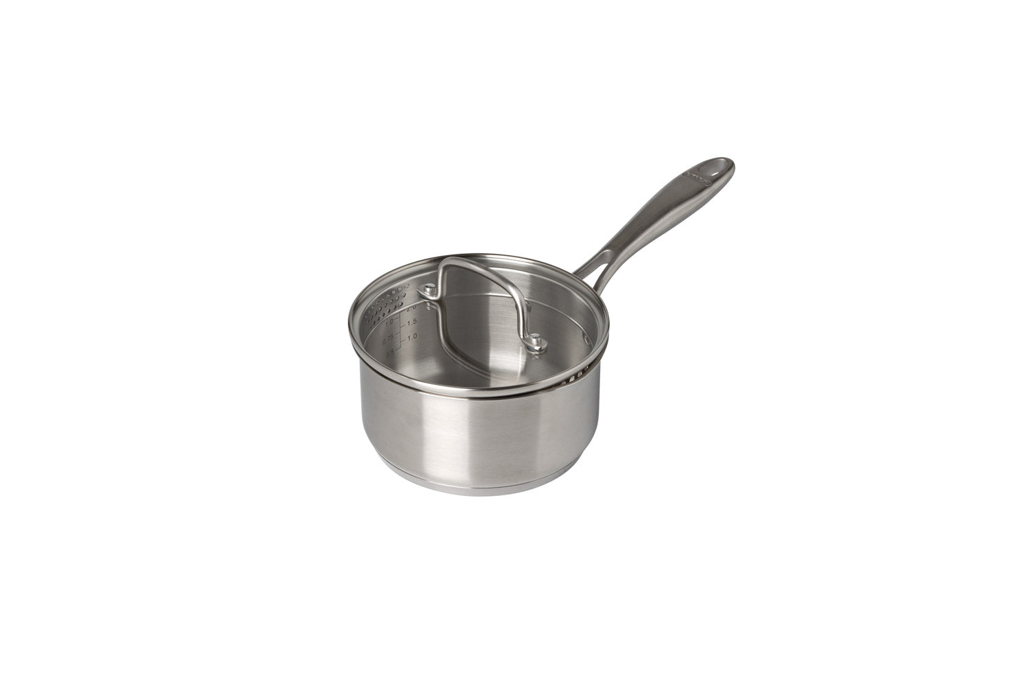 Stainless steel saucepan with fixed handle lid - Infinity