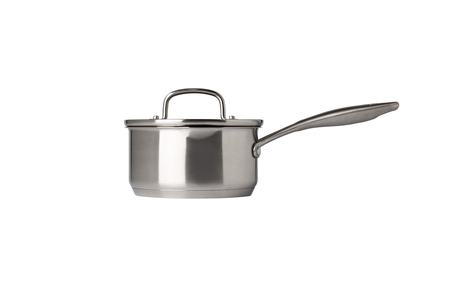 Stainless steel saucepan with fixed handle lid - Infinity