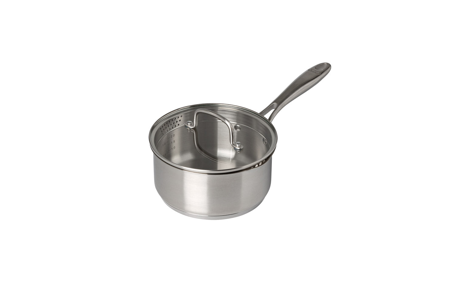Stainless steel saucepan with fixed handle lid - Infinity
