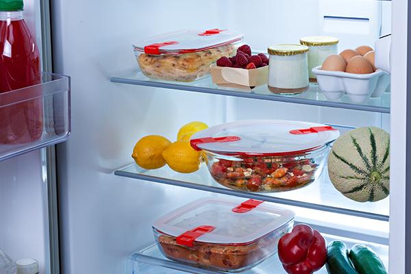 Lot de 7 plats avec couvercle à valves vapeur - Cook & Heat