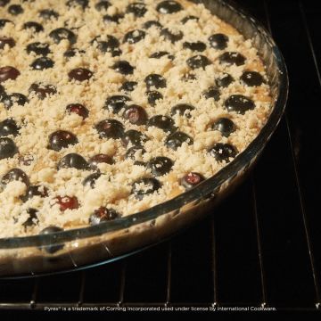 Set of 3 glass tart moulds 25, 28 and 31 cm