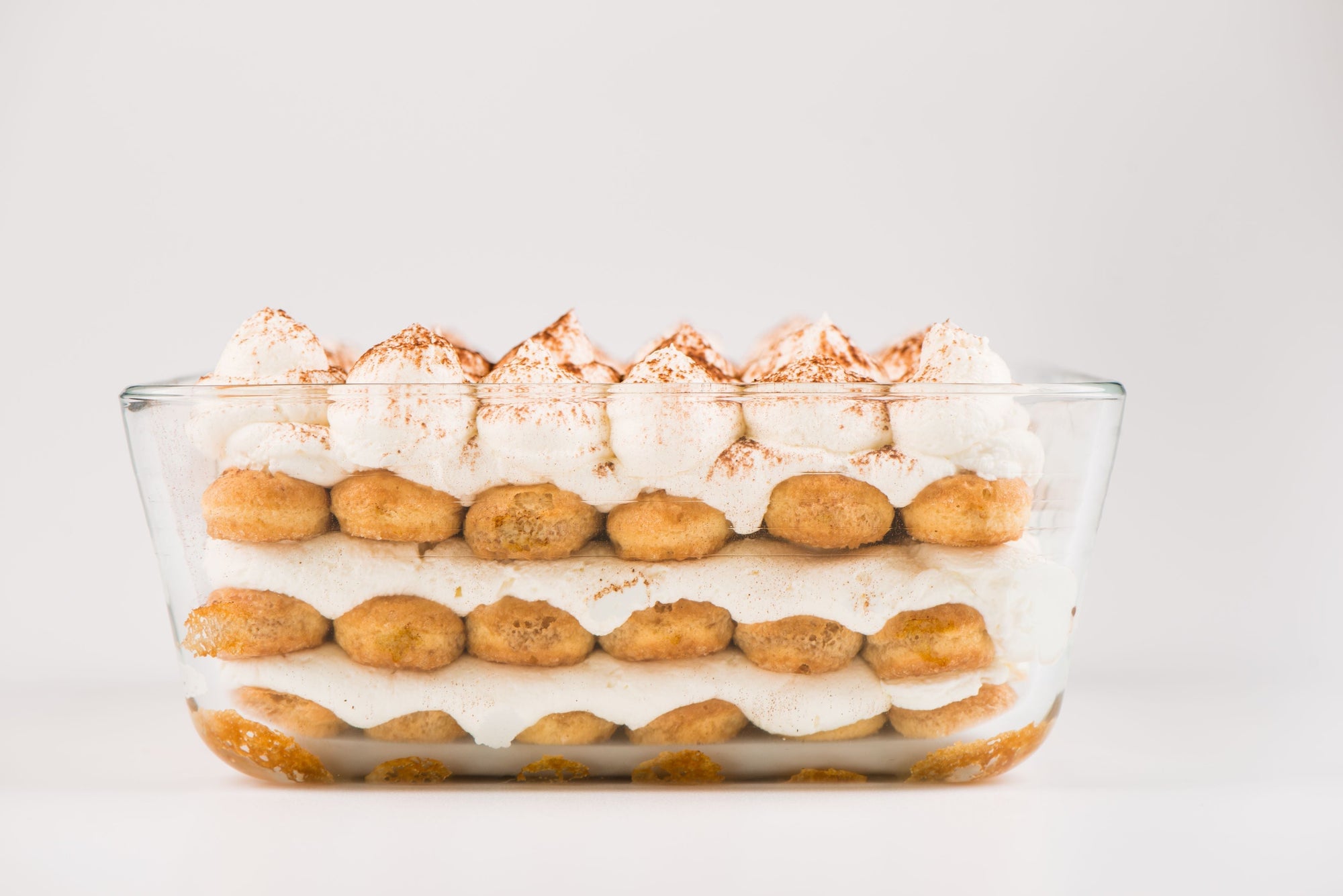 tiramisu aufbewahren Tiramisu-Glasform