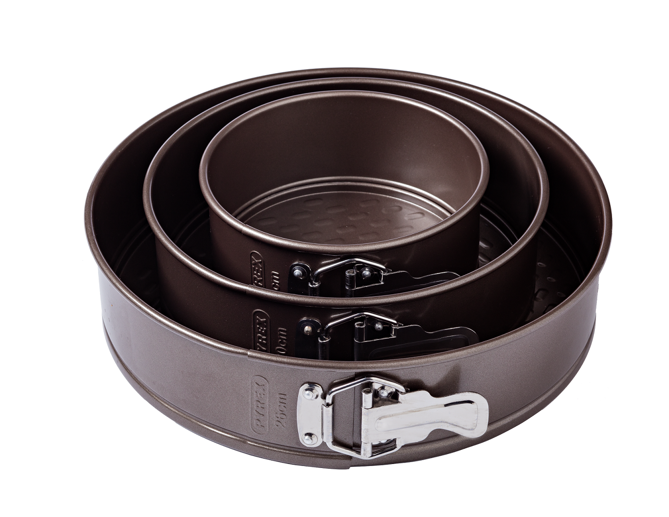 asimetriA - Set kwarktaartvormen met metalen scharnieren