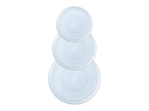Cook&Freeze - Coperchio di ricambio rotondo - Set di 3 coperchi di diverse dimensioni