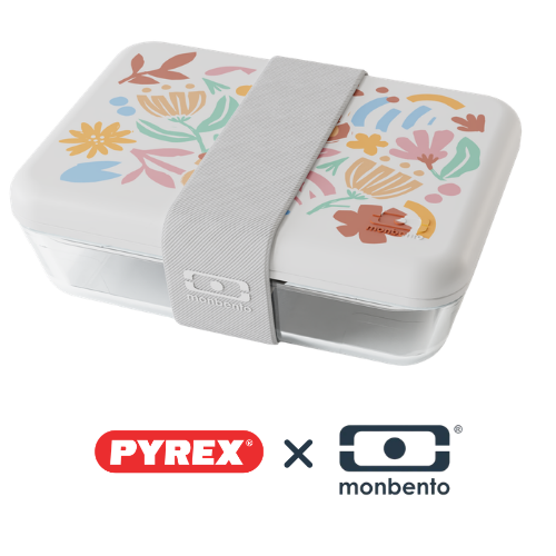 Bento aus Glas - Exklusive Edition Pyrex® X monbento®
