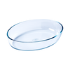Ovale Ofenschale aus Glas