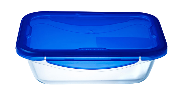 Cook&Go - Rechteckige, wasserdichte Aufbewahrungsdose aus Glas