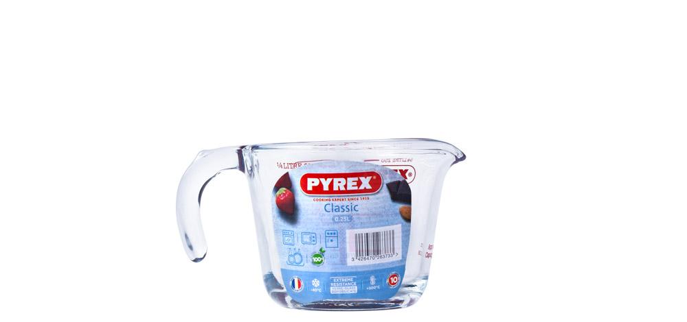 Classic Glass Measure jug High resistance 1,0 L with lid - Pyrex