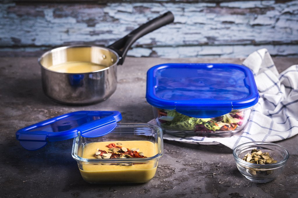 Cook & Go Glass Square dish with lid - Pyrex® Webshop EU
