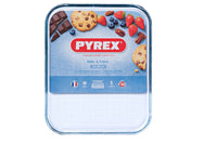 Pyrex Bake & Enjoy Glass Multipurpose Cooking Sheet Tray 32 x 26cm Clear