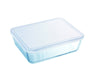 Cook & Freeze Glass Rectangular Dish with plastic lid