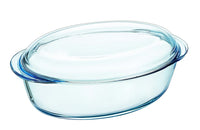 Essentials Glass oval Casserole High resistance